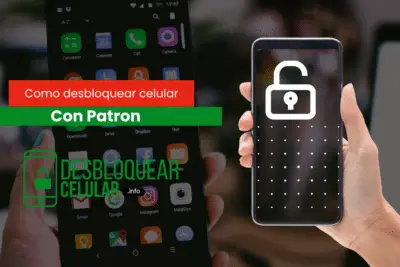 Manos sosteniendo smartphones, una con la pantalla de bloqueo y la otra con aplicaciones. Cómo desbloquear un celular con un patrón.