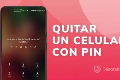 Smartphone screen showing PIN entry, text: