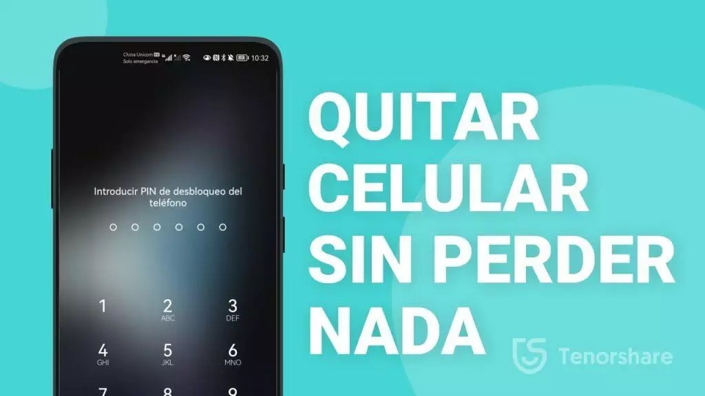 Pantalla del teléfono Samsung bloqueada con ingreso de PIN; Titular 